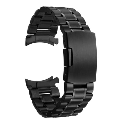 12 14 16 18 19 20 21 22 24mm High Quality Solid Stainless Steel Curved End Watch Band Bracelet Accessories with Tool