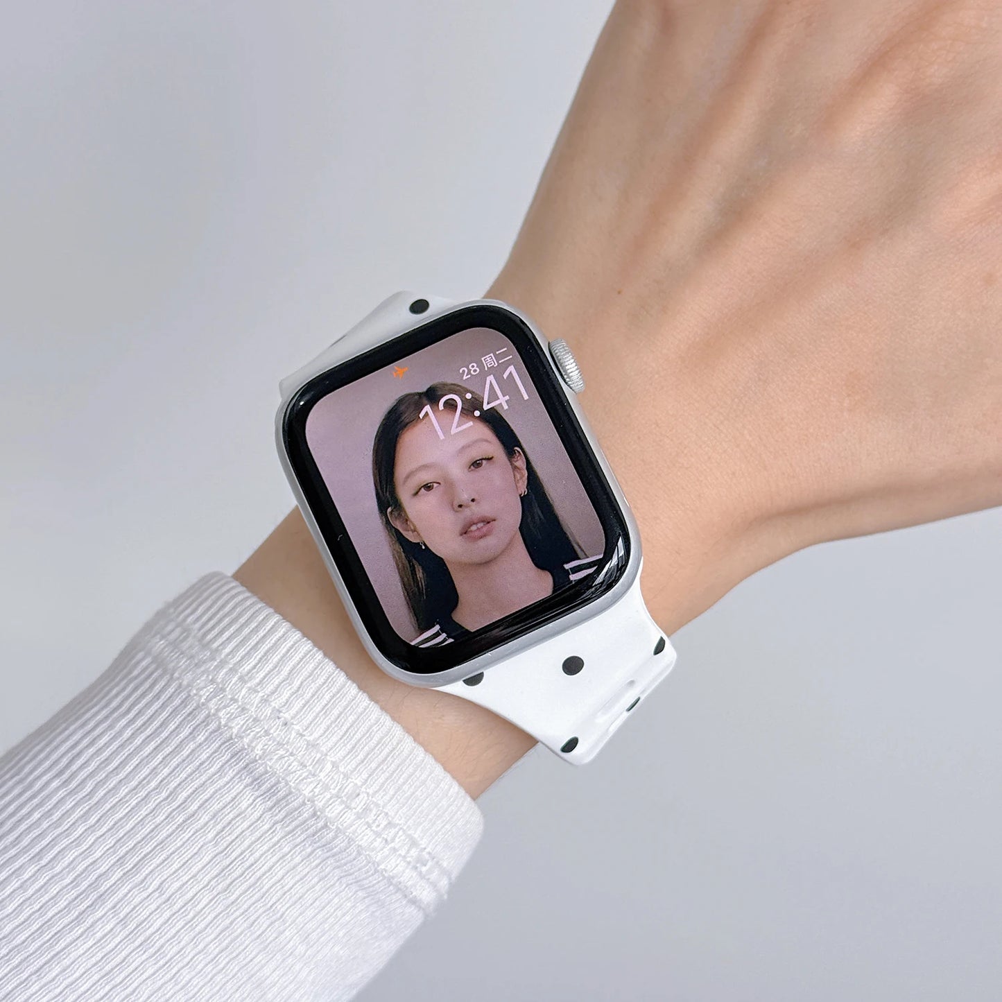 Irregular Silicone Strap for Apple Watch, 40mm 41mm 44mm 45mm 46mm 42mm, Correa, iWatch Series 11 10 9 8 7 SE Ultra