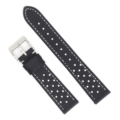 Cinturino per orologio in tessuto di vela in nylon di alta qualità 18mm 19mm 20mm 22mm cinturino da corsa rally cinturino per orologio traspirante perforato a sgancio rapido per uomo