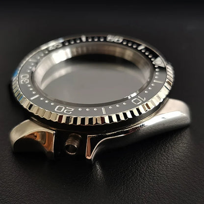 Zubehör für Seiko SKX007/009/SKXA35/SKX171, neue 5er-Serie SRPD, Ersatzlünette aus Edelstahl