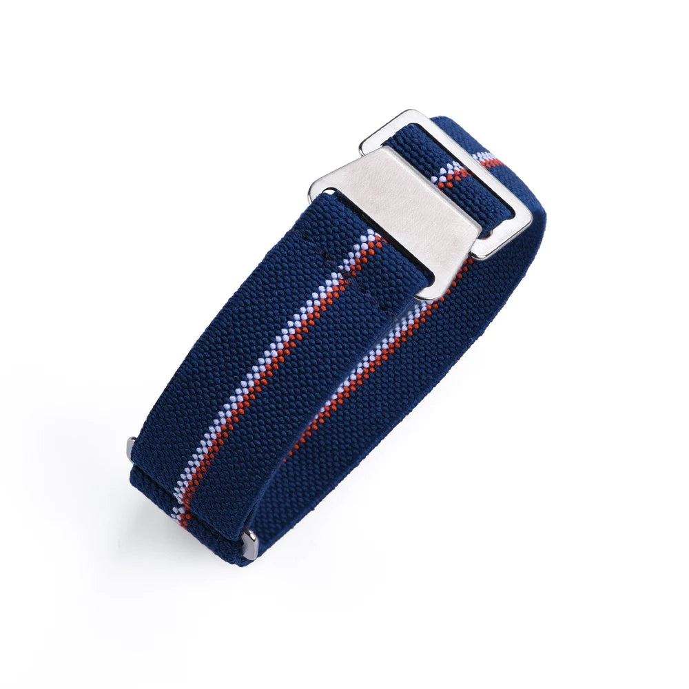 French Army Nylon Strap from the 60s, 20mm 22mm, for Parachute, Elastic, Nylon, Black, Blue, Green, Grey, Universal Fabric Watch Strap for Men