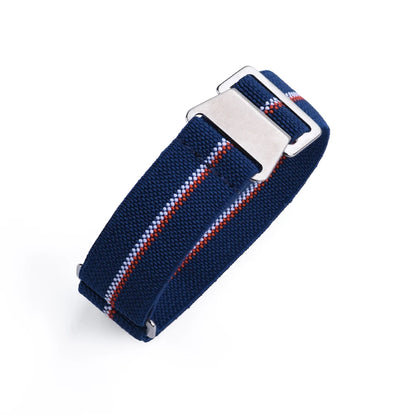 French Army Nylon Strap from the 60s, 20mm 22mm, for Parachute, Elastic, Nylon, Black, Blue, Green, Grey, Universal Fabric Watch Strap for Men