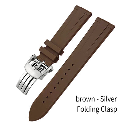 Bracelet de montre en caoutchouc fluoré FKM à dégagement rapide, 21mm 22mm, pour Breitling Navitimer Avenger Superocean, bracelet de montre souple coloré
