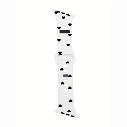 Irregular Silicone Strap for Apple Watch, 40mm 41mm 44mm 45mm 46mm 42mm, Correa, iWatch Series 11 10 9 8 7 SE Ultra