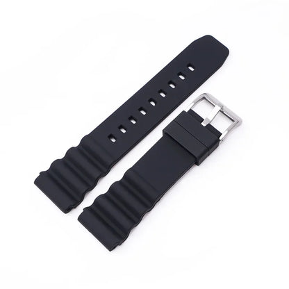 Bracelet de montre en Silicone, 20mm 22mm, pour Rolex SUBMARINER, étanche, pour plongée, Seiko SKX007 SRP777J1, Bracelet de sport pour citoyen