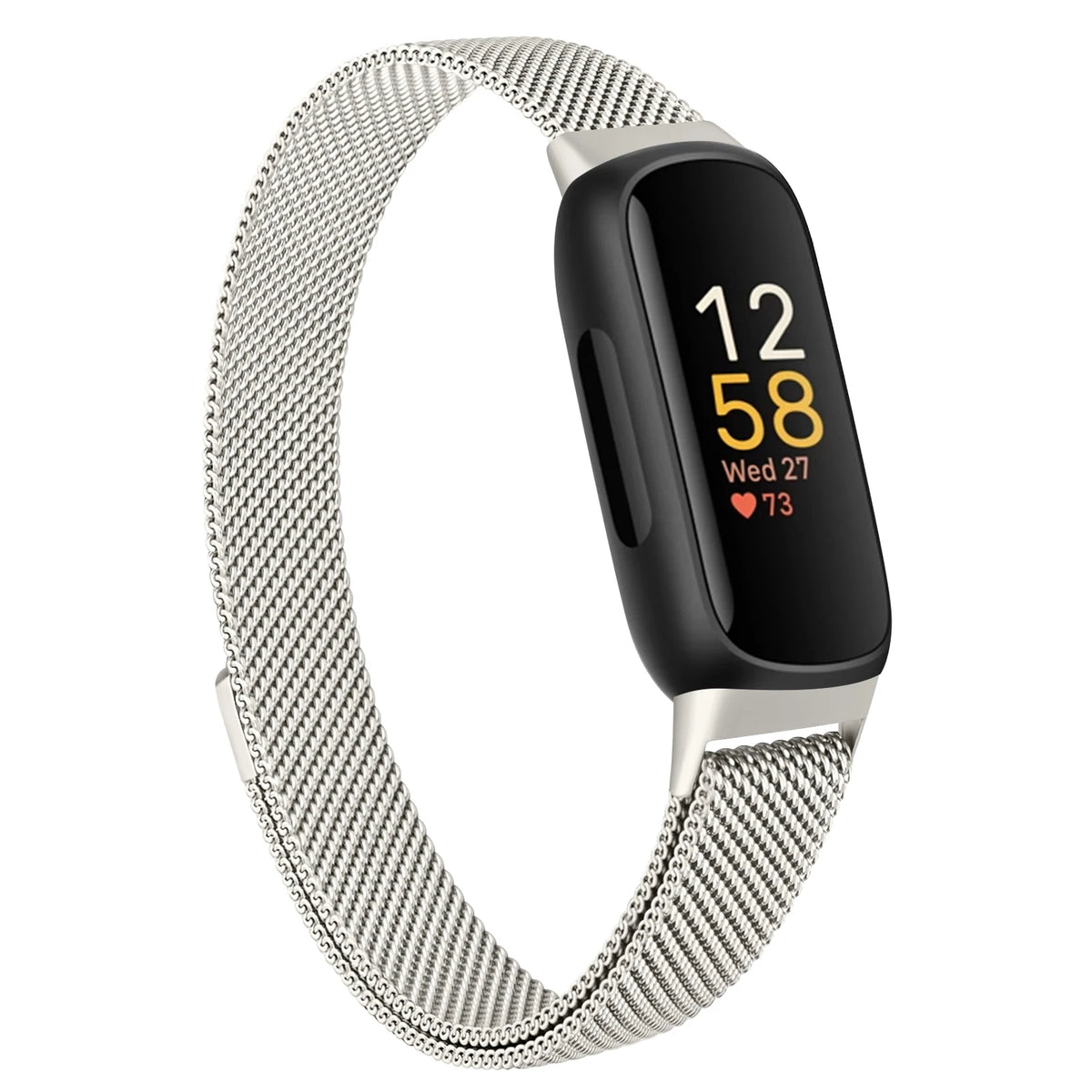 Bracelet à boucle magnétique en métal pour Fitbit Inspire 3, Bracelet de montre en acier inoxydable pour Fitbit Inspire 3