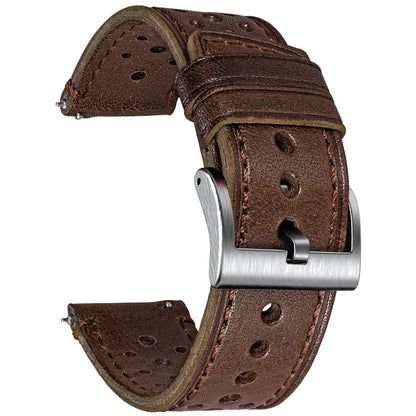 Bracelet de montre Rallye en Cuir pour Homme - Dégagement rapide - Universel