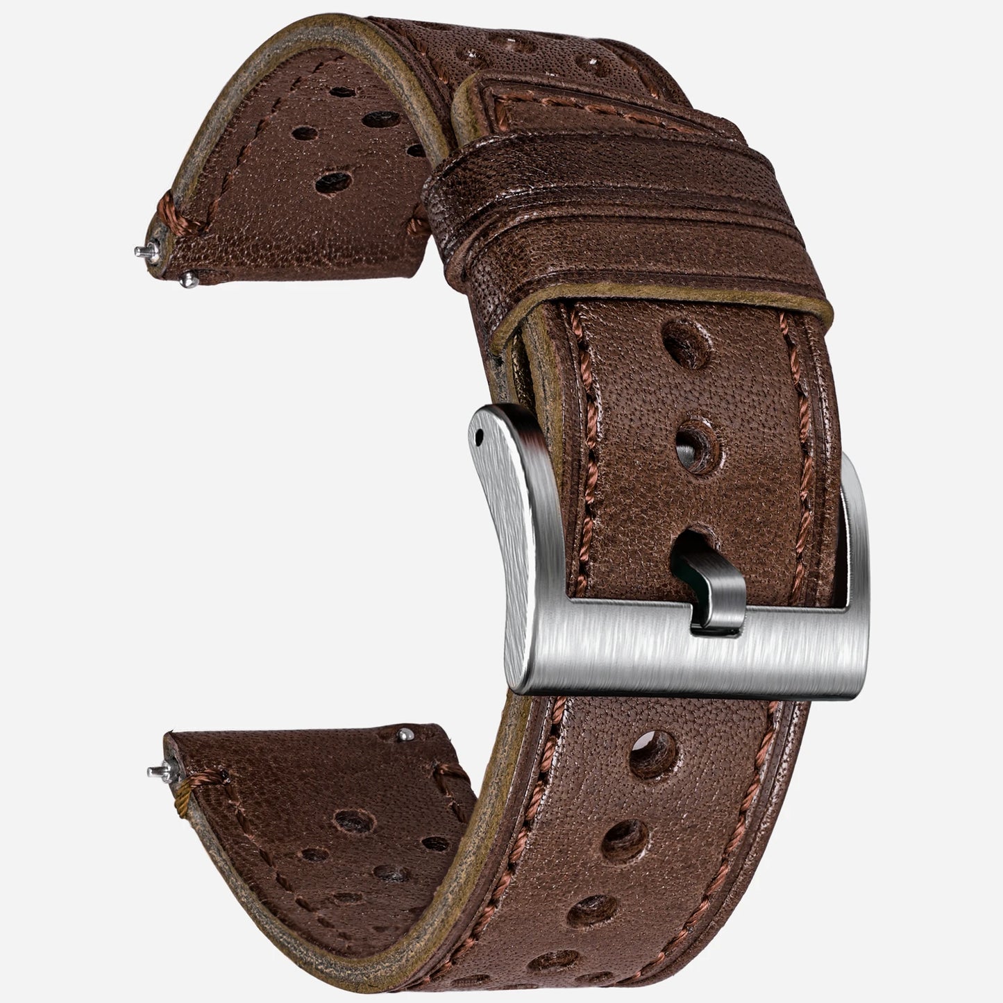 Bracelet de montre en Cuir - Vintage Perforer / Rapide - Universel