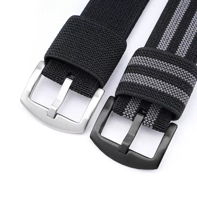 Bracelet de montre en Nylon 18mm 20mm 22mm 24mm bracelet élastique tissé armée pour Seiko bracelet à dégagement rapide bracelet de montre de Sport militaire pour hommes