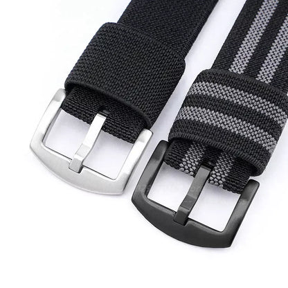 Bracelet de montre en Nylon 18mm 20mm 22mm 24mm bracelet élastique tissé armée pour Seiko bracelet à dégagement rapide bracelet de montre de Sport militaire pour hommes