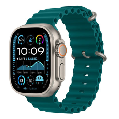 Bracelet Ocean pour Apple Watch Ultra 3 2, 49mm 46mm 44mm 40mm 45mm 41mm 42mm, Correa Bracelet iWatch Series 11 10 9 SE 8 7 6 5 4