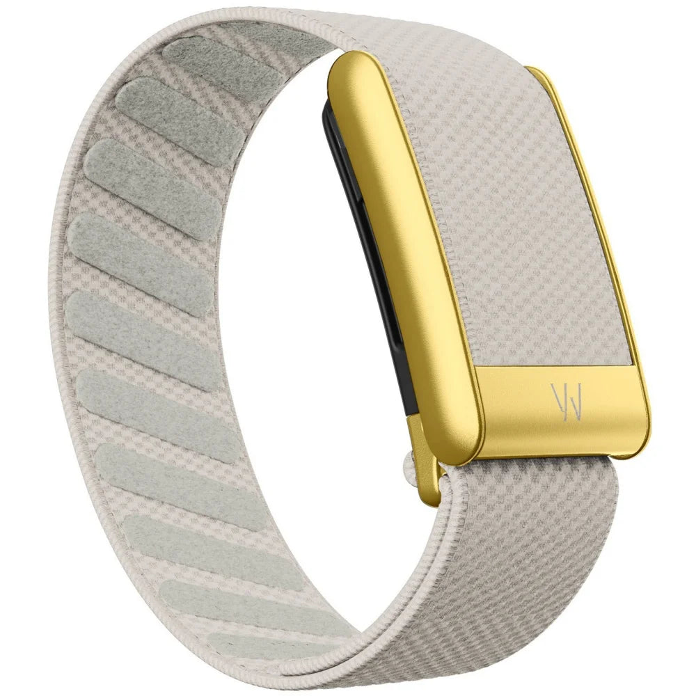 Black, Silver, and Gold Bracelet for Whoop 5.0 Mg, Bracelet with W Logo, Elastic Woven Nylon Band, Sport Replacement Straps for Whoop