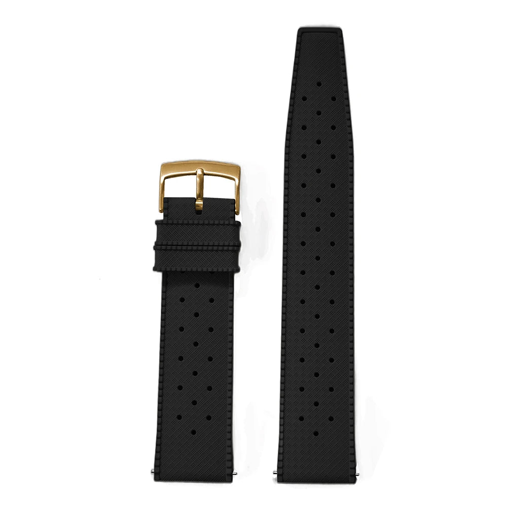Bracelet de montre Tropic en caoutchouc Premium - Dégagement rapide - 1 Pc