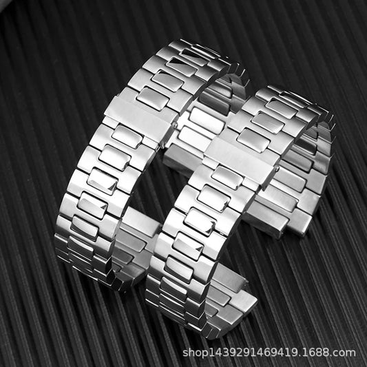 Bracciale per orologio in acciaio inossidabile 25x13mm, adatto per la serie Patek Philippe Nautilus 5711 5726 5712g, cinturino per orologio da uomo