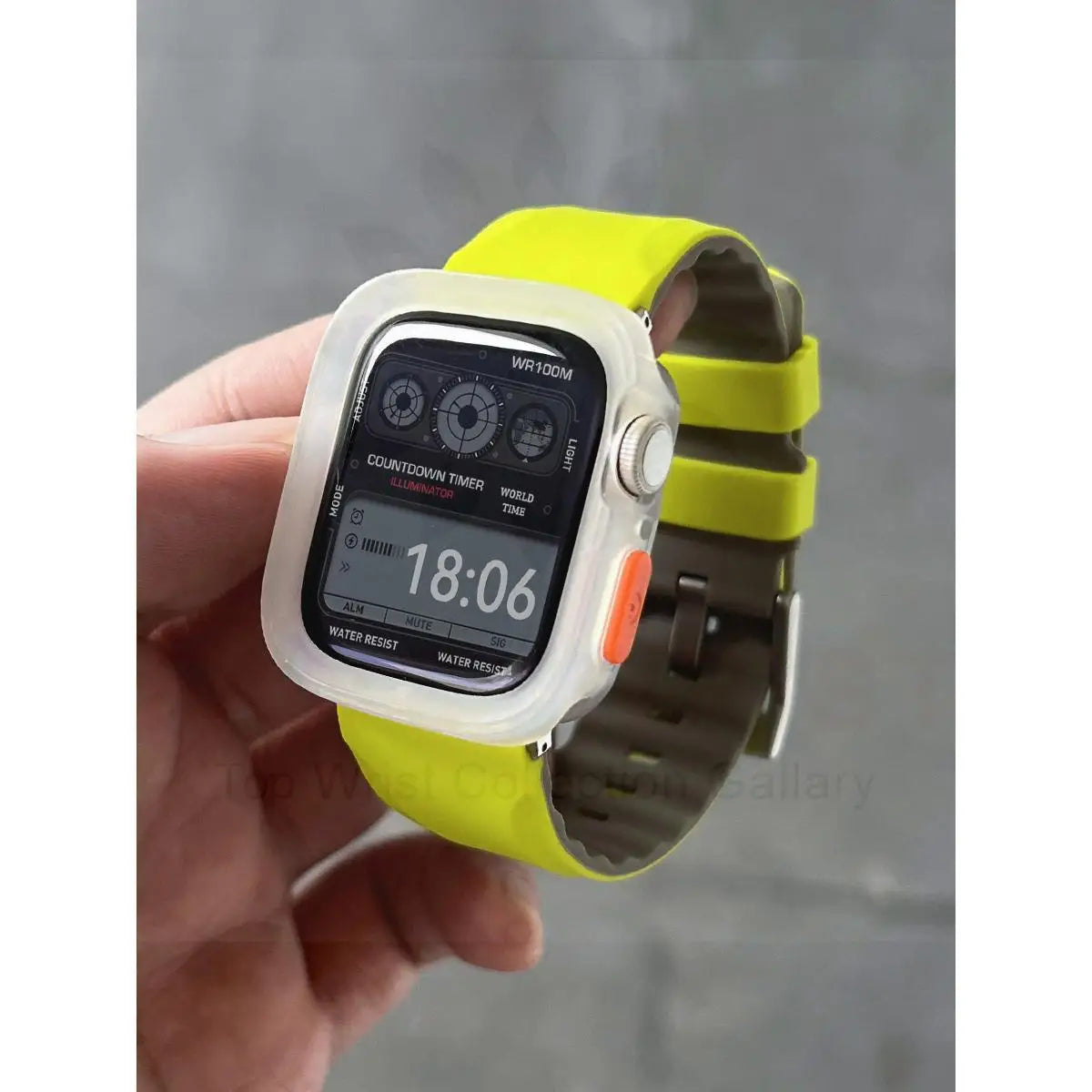 Silicone Strap + TPU Case for Apple Watch Band Ultra2 49mm 46mm 44mm 45mm 42mm 41mm 40mm
