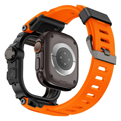 Kit de modification de luxe pour Apple Watch Ultra 3 49mm, bracelet en TPU, boîtier en acier inoxydable pour IWatch Ultra 2 1 49mm, Correa Refit Mod
