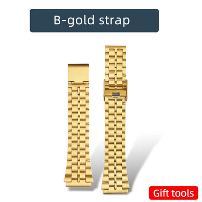 A158 169 Cassa in metallo Bracciale in acciaio inossidabile da 18mm per Caiso a159 a158 argento/nero/oro Cornice in vetro Uomo Donna Mod kit parte