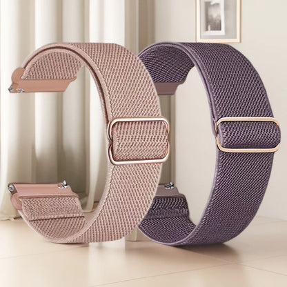 Cinturino intrecciato in nylon, 2 pezzi, per Huawei Watch 5 GT6 5 4 Pro, 46mm, elastico, per Amazfit Active Max/Balance 2/Bip 6 5