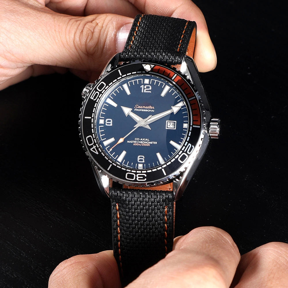 Bracelet de montre en toile de voile premium, motif toile de voile, bracelet de montre en caoutchouc 20mm 22mm, attache rapide, bracelet de sport