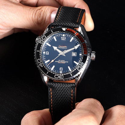 Bracelet de montre en toile de voile premium, motif toile de voile, bracelet de montre en caoutchouc 20mm 22mm, attache rapide, bracelet de sport