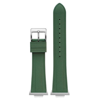 Cinturino in caucciù fluorurato per Tissot PRX Powermatic 40mm fibbia in acciaio inossidabile uomo FKM Sport impermeabile cinturino per orologio a sgancio rapido 12mm