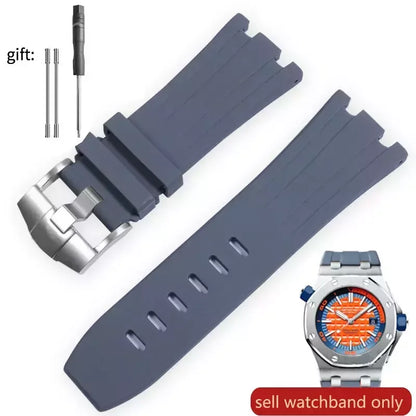 Pour AP Audemars et Piguet 15703 Royal Oak Offshore série étanche en caoutchouc Silicone bracelet de montre 28mm accessoires de montre hommes