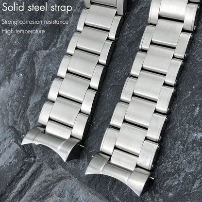 Curved End 316L Stainless Steel Watch Bracelet for Tudor 41mm Black Bay 22mm Solid Metal Watch Band Pelagos