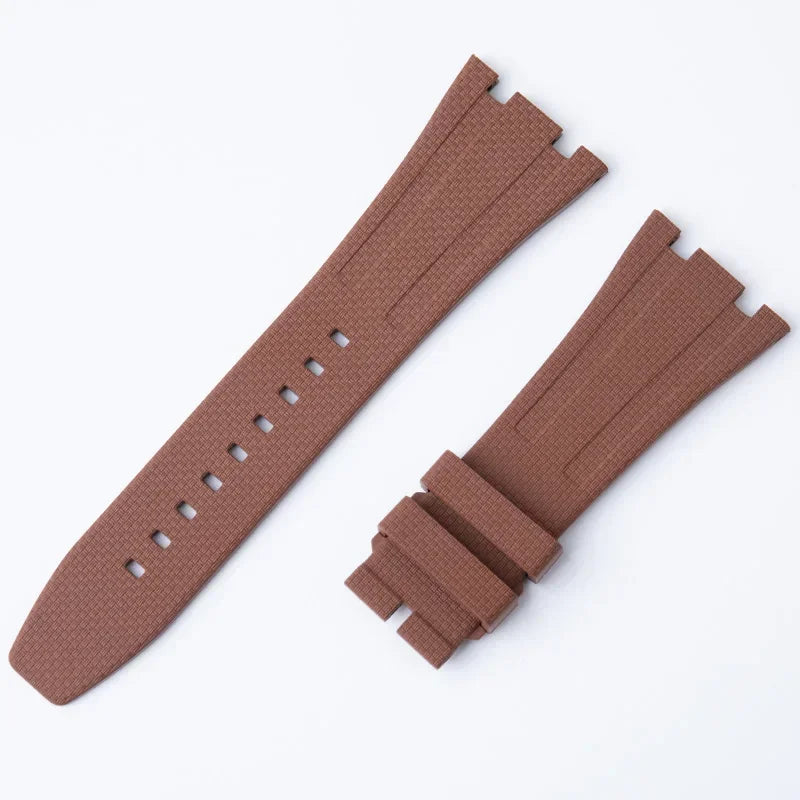 Nuovo cinturino per orologio in gomma fluorurata FKM da 26 mm per AP Audemars Piguet 15400 15500 26331 41 mm, cinturino, fascia
