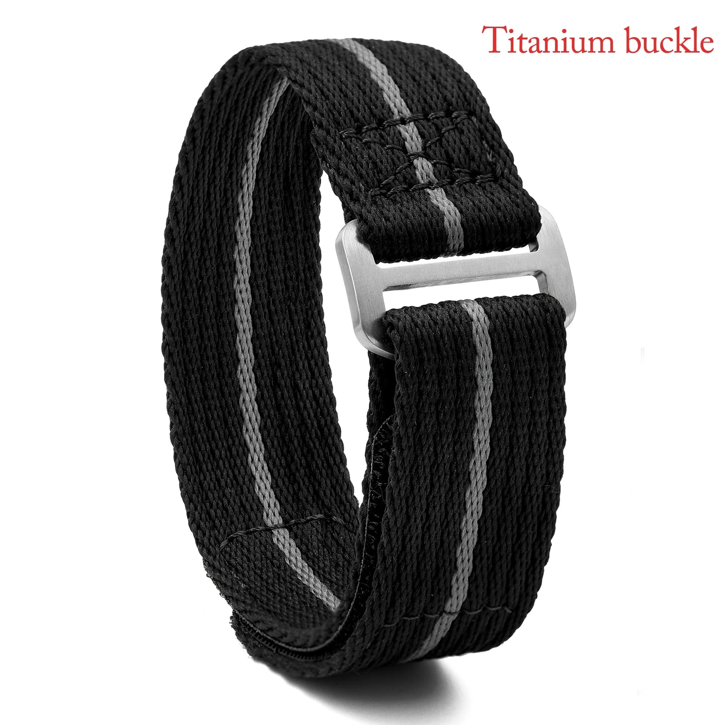 Bracelet en Nylon à boucle en titane de qualité supérieure, 20mm 22mm, tissage respirant, ceinture bleue, accessoires de montre pour hommes