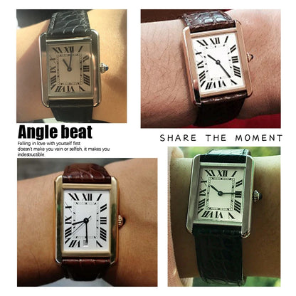 20mm 23mm 17mm 19mm Luxurious Crocodile Leather Watch Strap for Cartier Tank Solo Santos Watch Band American Alligator Men Women