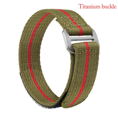 IBENIFIT titane boucle Nylon Bracelet ceinture 20mm 22mm universel remplacement Sport bracelets de montre montre-Bracelet