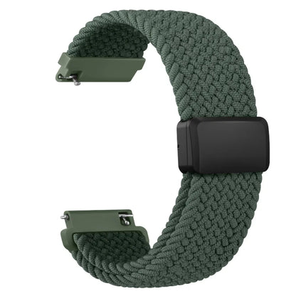Bracelet magnétique tressé de 22mm pour Amazfit GTR 4 3 2 2e 3 Pro/GTR 47mm, Bracelet pour Amazfit BIP 6 5/Pace/Stratos 2S