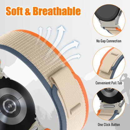 Trail Loop Bracelet for Samsung Galaxy Watch 7 6 5 4 44mm 40mm/FE/5 Pro 45mm Nylon Correa Watchband Watch6 Classic Bracelet 47mm 43mm