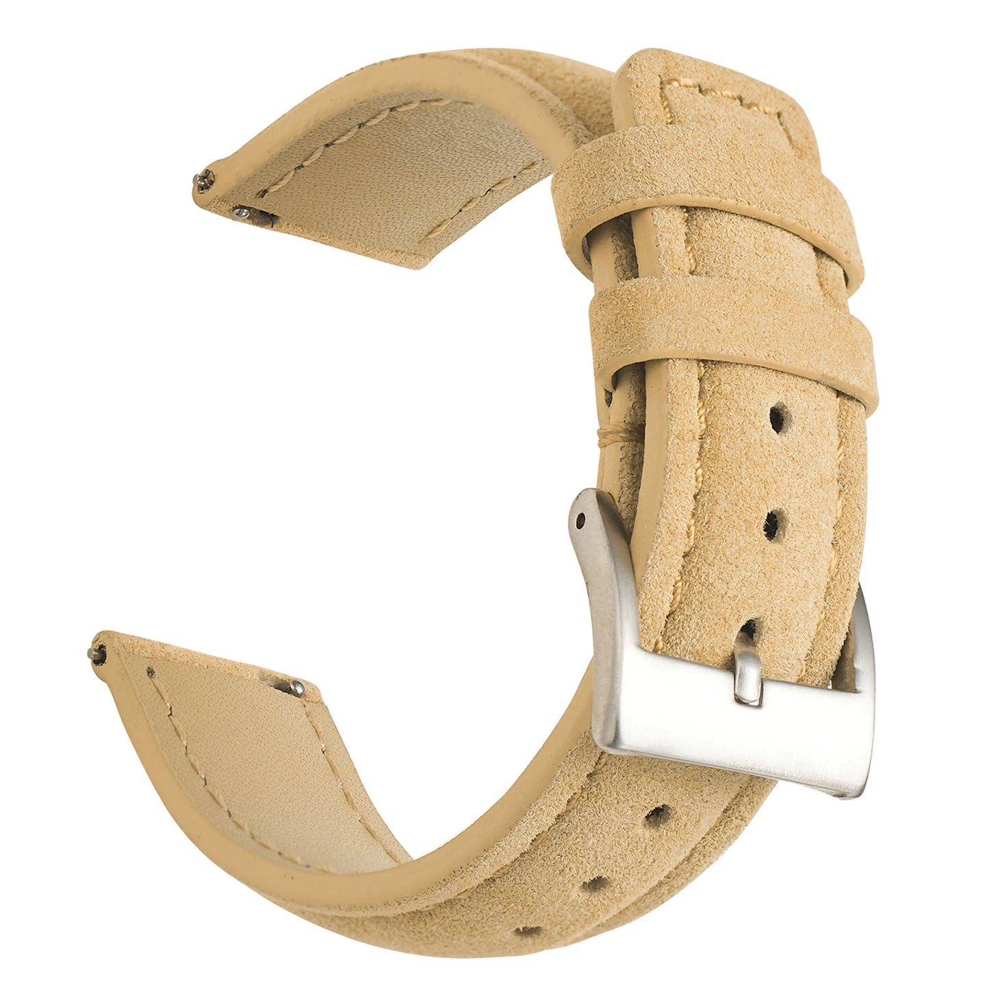 Cinturino per orologio in pelle scamosciata vintage, 18 mm, 19 mm, 20 mm, 22 mm, fatto a mano, grigio, marrone, cinturini di ricambio, accessori per orologi da uomo