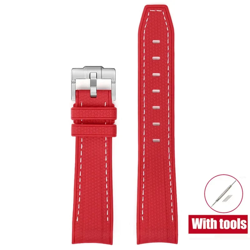 Bracelet de plongée Joint MoonSwatch 20mm pour Omega X Swatch hommes femmes Arc extrémité incurvée Bracelet en caoutchouc TPU pour outils de Bracelet de montre Rolex