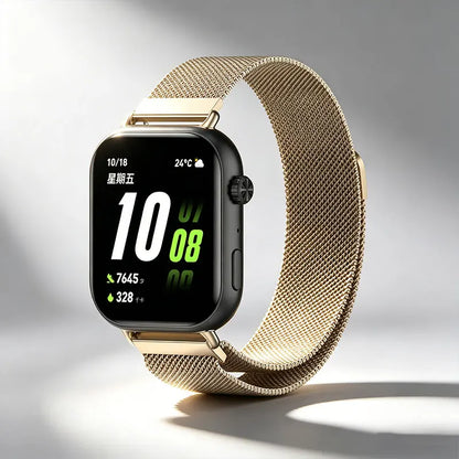 Milanese Stainless Steel Bracelet, Magnetic Metal Band for Honor Choice ROSSINI 2i, Mesh Strap, Watchband