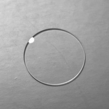 Vetro rotondo in cristallo a doppio cupola, bordo da 1,2 mm di spessore, da 28 mm a 37,5 mm, per orologiai T2580