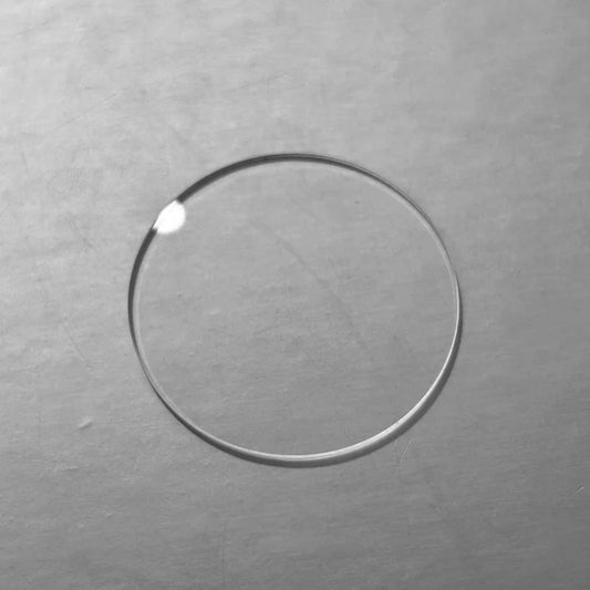 Rundes, doppelt gewölbtes Kristalluhrglas, 1,2 mm dicke Kante, 28 mm bis 37,5 mm, für Uhrmacher T2580