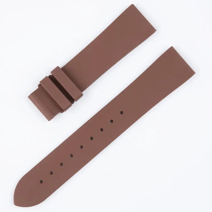 Cinturini per orologi universali in gomma fluorurata FKM di alta qualità, estremità piatte, 14/15/16/17/18 mm, per donne e bambini, compatibili Omega, Tissot, Longines.