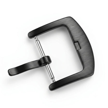 Bracelet de montre en métal pour hommes, boucle 16 18 20 22 24mm, argent, noir, or, fermoir en acier inoxydable, accessoires