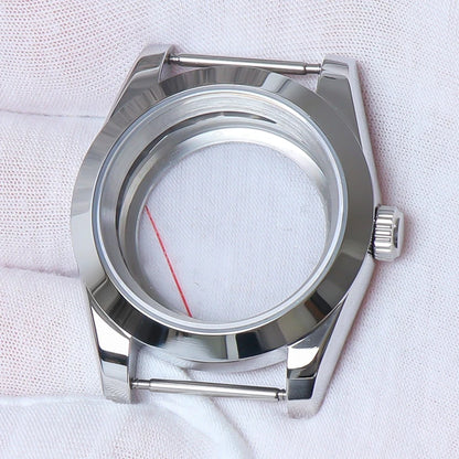 NH35 Watch Accessories, 36mm/39mm Stainless Steel Watch Case for Seiko NH35 NH38 NH36, 28.5mm Movement, Datejust Oyster Dial, Parts
