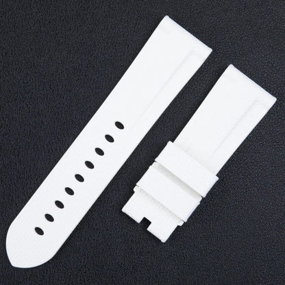Cinturino per orologio in nylon intrecciato da 22 mm 24 mm con motivo intrecciato, in gomma fluorurata FKM, di ricambio per cinturino Panerai, per PAM111 441 Tudor Seiko.