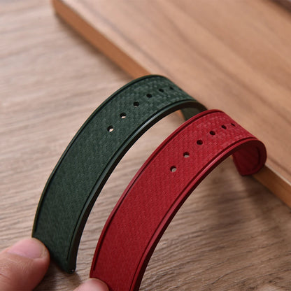 Bracelets de montre souples en caoutchouc de qualité supérieure FKM FPM 20mm 22mm bracelets de montre à dégagement rapide bracelet de plongée étanche Durable pour mosaïque