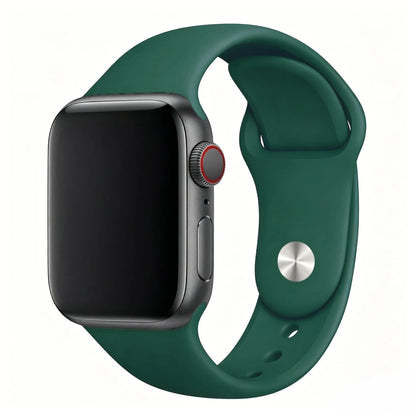 Bracelets en silicone pour Apple Watch, 44mm, 40mm, 45mm, 41mm, 49mm, 46mm, 42mm, correa, série iwatch 11, 10, 7, 8, se, 9, ultra, 2, 3