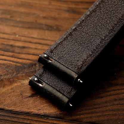 Bracciale fatto a mano in pelle bovina di prima qualità, 18 19 20 22MM, cinturino morbido in pelle spazzolata, cinturino per orologio a sgancio rapido S/M in stile retrò