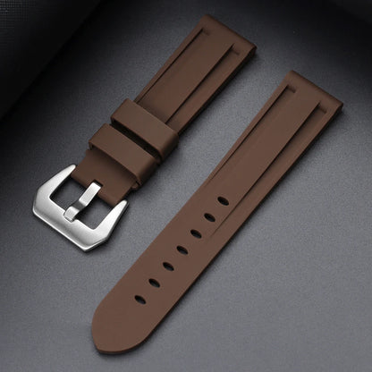 20/22/24/26mm Soft Comfortable Silicone Sport Watch Straps for Panerai – Blue, Black, Brown Accessories