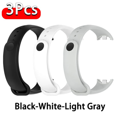 Bracelet en silicone pour Xiaomi Mi Band 10 9 8, bracelet NFC, bracelet de sport, bracelet de poignet, pulseira correa, accessoires Xiaomi Smart Band 10 9 8