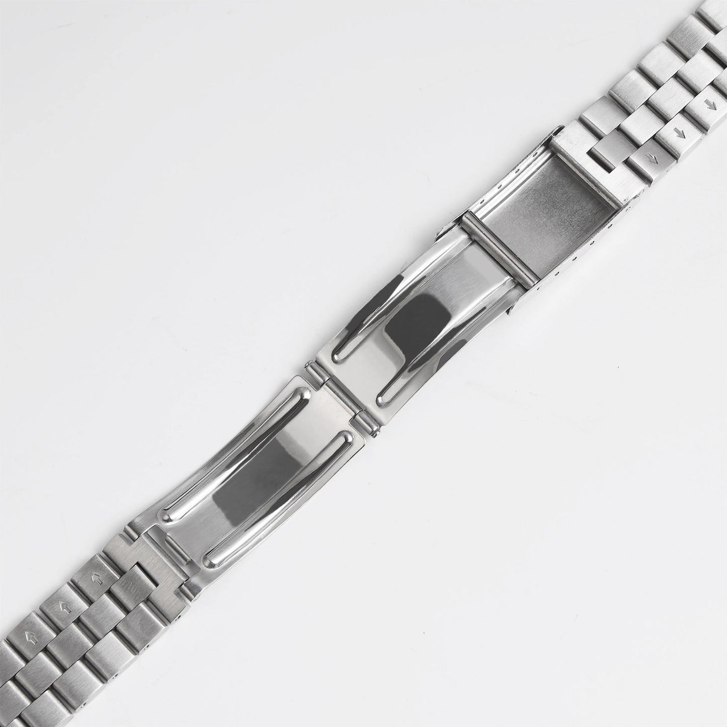 Bracelet de montre vintage en acier inoxydable brossé argenté 19*21mm pour SEIKO SKX 6138 6106 6119 4006 Sport 5, bracelet de poignet en métal