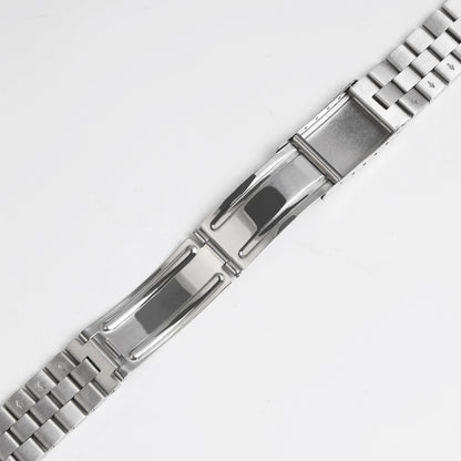 Bracelet de montre vintage en acier inoxydable brossé argenté 19*21mm pour SEIKO SKX 6138 6106 6119 4006 Sport 5, bracelet de poignet en métal