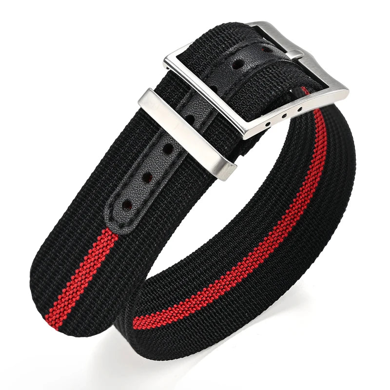 Bracelet de Sport universel en tissu Nylon, 20/22mm, étanche, militaire, pour Seiko Omega, accessoires de Bracelet de montre de l'armée, sans rayures